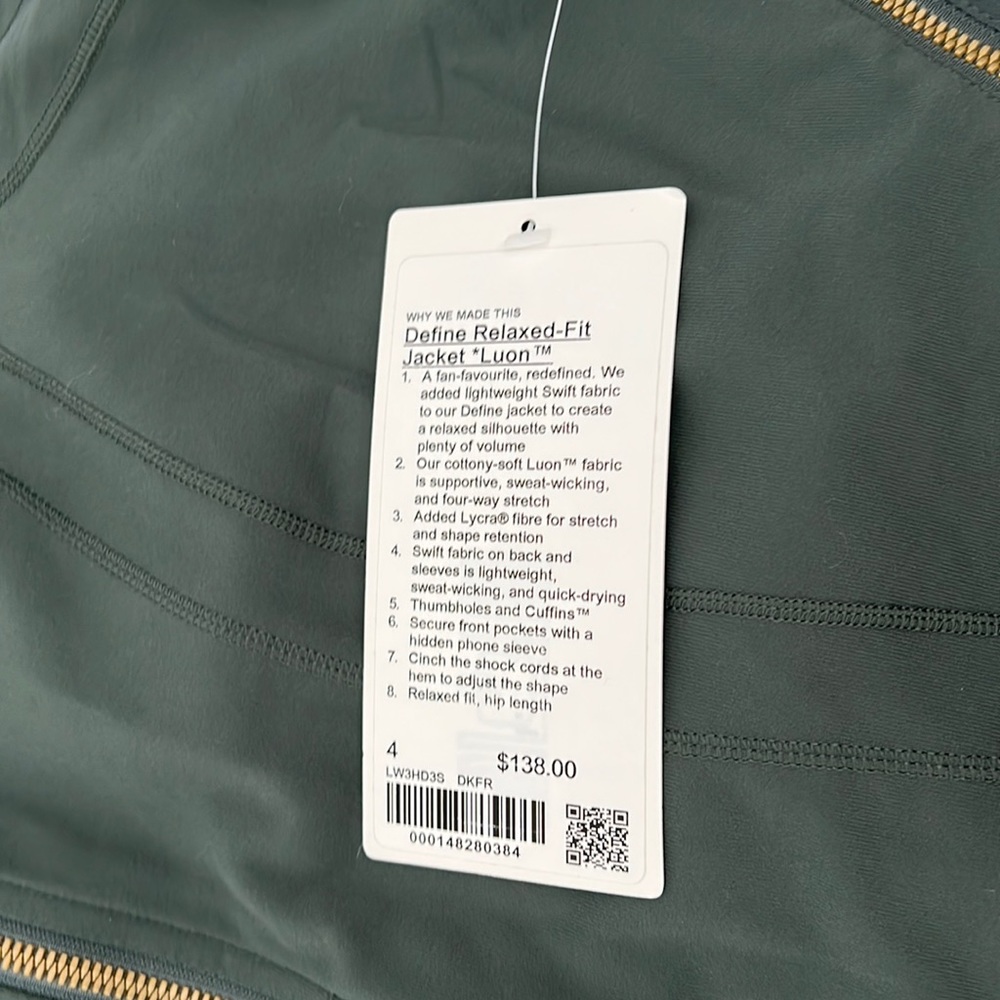 Lululemon Define relaxed jacket